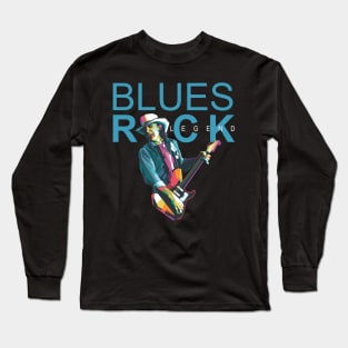 BLUES ROCK LEGEND Long Sleeve T-Shirt